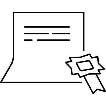 recommend clip art: Notary Line Icon