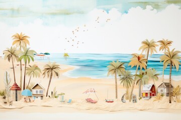 Obraz premium Outdoors nature summer beach.