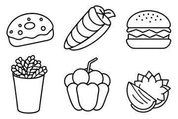 Food Line Art Artistic Illustration Styles and Concepts Tips