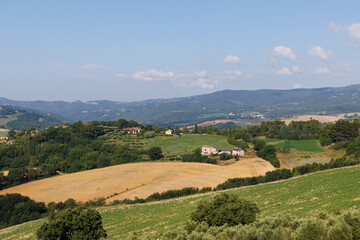 Obraz premium View of countryside near Todi - Umbria - Italy
