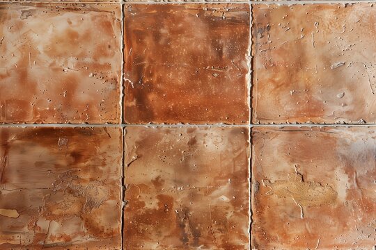 old brick wall, red brick texture, a tile in a brown color, in the style of terracotta