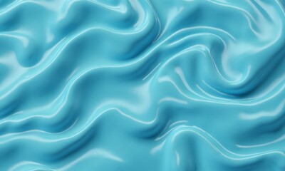 Fototapeta premium Abstract blue background with smooth waves