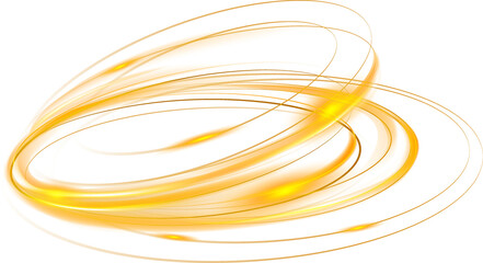 Naklejka premium Golden Light Swirl