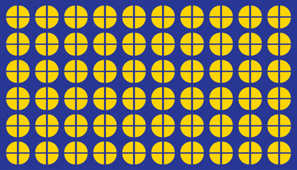 Yellow Shape with Blue Abstract Background Landscape for your graphic resource