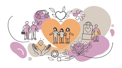 volunteer today, showing volunteer today sign