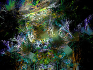 Imaginatory fractal abstract background Image