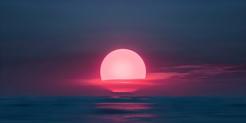 A 4k Retrofuturistic Wallpaper Featuring a Synthwave Vaporwave Sunset with Neon Colors. Concept Wallpaper Creation, 4k Resolution, Retrofuturistic Theme, Synthwave Aesthetic, Neon Sunset