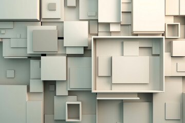 3d modern technology background, futuristic abstract illustration