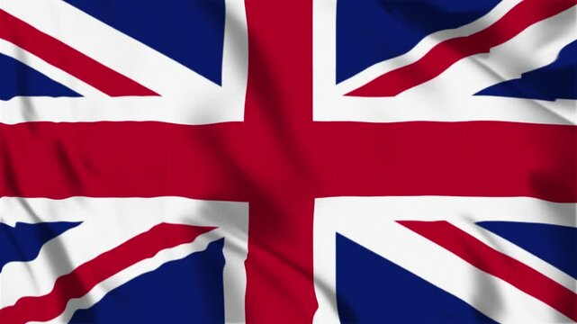 Saint Helena, Ascension and Tristan da Cunha Waving Flag Hight Quality , For Youtube and Other Social Media Use