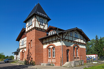Zabytkowy dworzec w Tolkmicku,Polska
