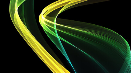 Colorful Ribbons Wallpaper