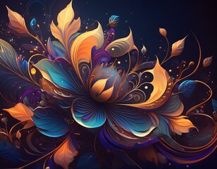 abstract fractal background