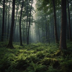 Fototapeta premium Mountains are majestic natural elevations of the Earth's surface, typically characterized by steep slopes, significant height differences, and rugged terrain. They form through tectonic forces, volcan