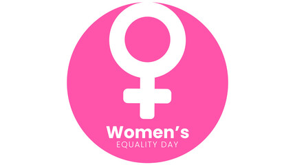 Women's Equality Day. August 26. Women's equality holiday concept background. EPS10 vector illustration