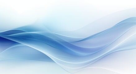 Obraz premium Serene blue wave abstract background
