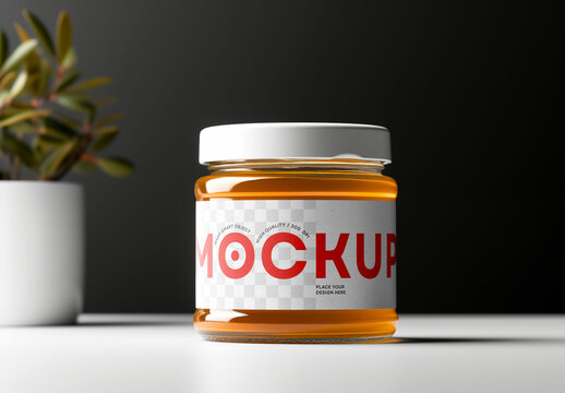 Jar Mockup Generated With AI