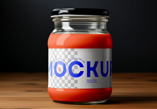 Jar Mockup Generated With AI
