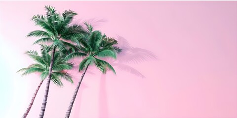 Obraz premium Retro Vaporwave Collage Featuring 90s Elements, Palm Trees, and Pastel Colors. Concept Retro, Vaporwave, Collage, 90s Elements, Pastel Colors