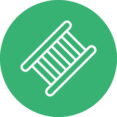 Ladder Vector Line White Circles Multicolors