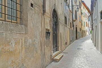 Gasse in Limone am Gardasee