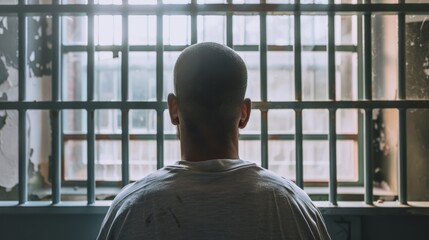 man in American prisons struggle