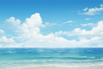 Fototapeta premium Ocean backgrounds outdoors horizon.