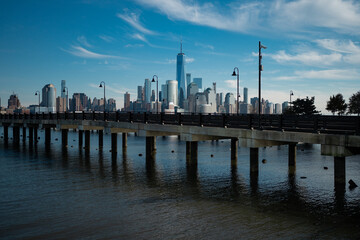 Naklejka premium The skyline of New York City, United States