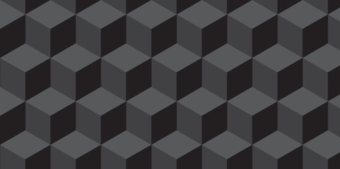 	
Minimal abstract dark black background from cubes victor art. Geometric tiles and mosaic creative stylish seamless pattern block cube background. minimal hexagon Cubes mosaic shape vector design