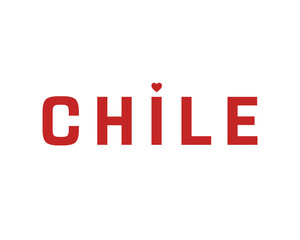 Independence day of Chile, I love Chile, Independence day, Chile, Happy Independence day, National Day, Freedom, 18th September, Editable, Design, Greetings, Vector, National Flag, Heart, Ribbon, Flag