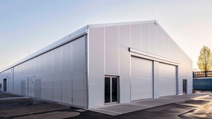 Obraz premium Empty warehouse