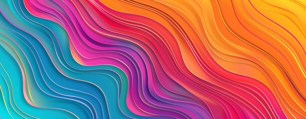Obraz premium Abstract background with colorful waves of different shades of purple and blue, 3d rendering illustration. Aquatic Ink Isolated on Transparent Background. Smoke waves.