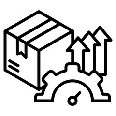 Supply Optimization  Icon Element For Design