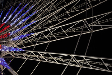 The lights of the funfair