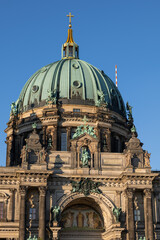 Naklejka premium Dome And Tympanum Of Berlin Carthedral