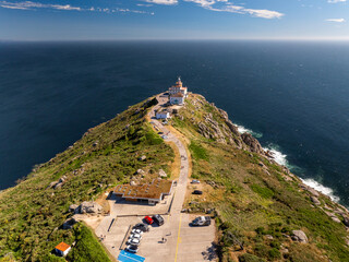Faro de Fisterra en Coruña Galicia © Fotos ZonaFreeDrone