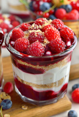 Parfait with berries