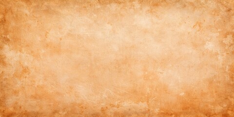 Obraz premium Peach colored old paper background with distressed textures and vintage look, peach, old paper, background, distressed