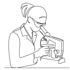 female scientist
