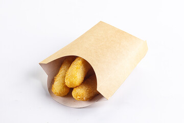 Breaded cheese sticks snack appetizer