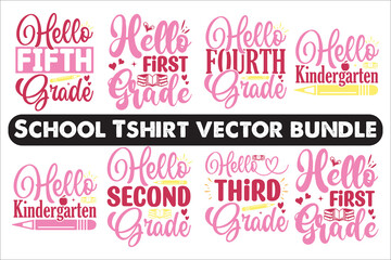 School T-Shirt Design | Vector Art for Celebrating Student Life and School Spirit