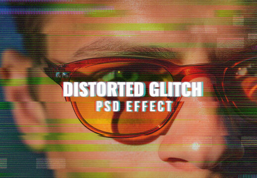 Distorted Glitch PSD Effect