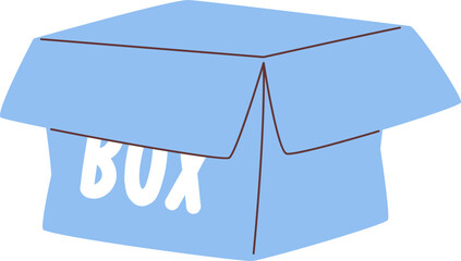 Paper Box Hand Drawn