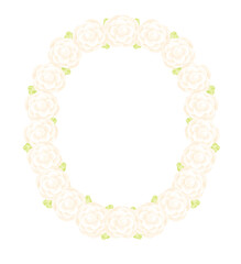 Jasmine flower frame