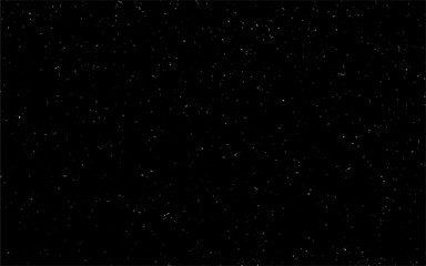 Distressed white grainy texture. Dust overlay textured. Grain noise particles. Snow effects and rusted black background. Vector illustration