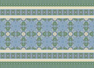 African and Mexican Aztec American tribal vector borders, frame patterns. Vector seamless background with a bright Mexican pattern. Vector seamless