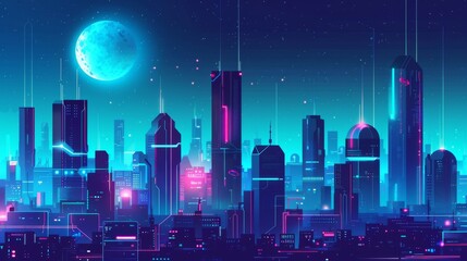 The growth of a business is animated through bar and line graphs.