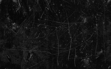 Abstract elegant dark black background vector illustration with vintage distressed grunge texture and white charcoal color paint. Splash particle white fire effect backdrop.