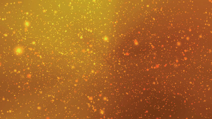 Bokeh ring orange-yellow color abstract background. Abstract illustration with colorful circle shapes. Abstract orange background with bokeh effect. 3d Vector