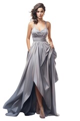 Naklejka premium Woman dress portrait fashion.