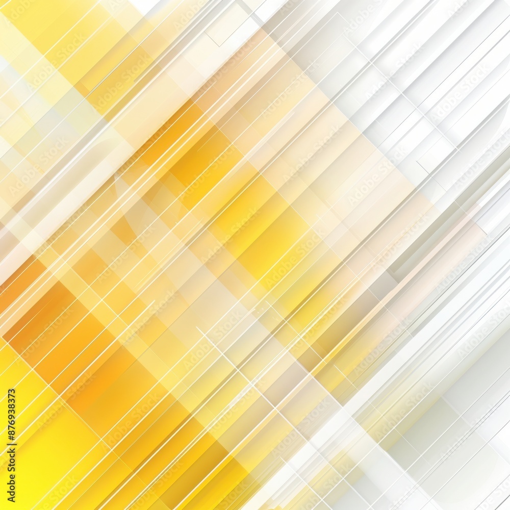Poster abstract yellow and white geometric background with diagonal lines and gradient effect. modern and v
